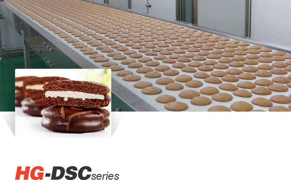 Linea di produzione completamente automatica di torte sandwich