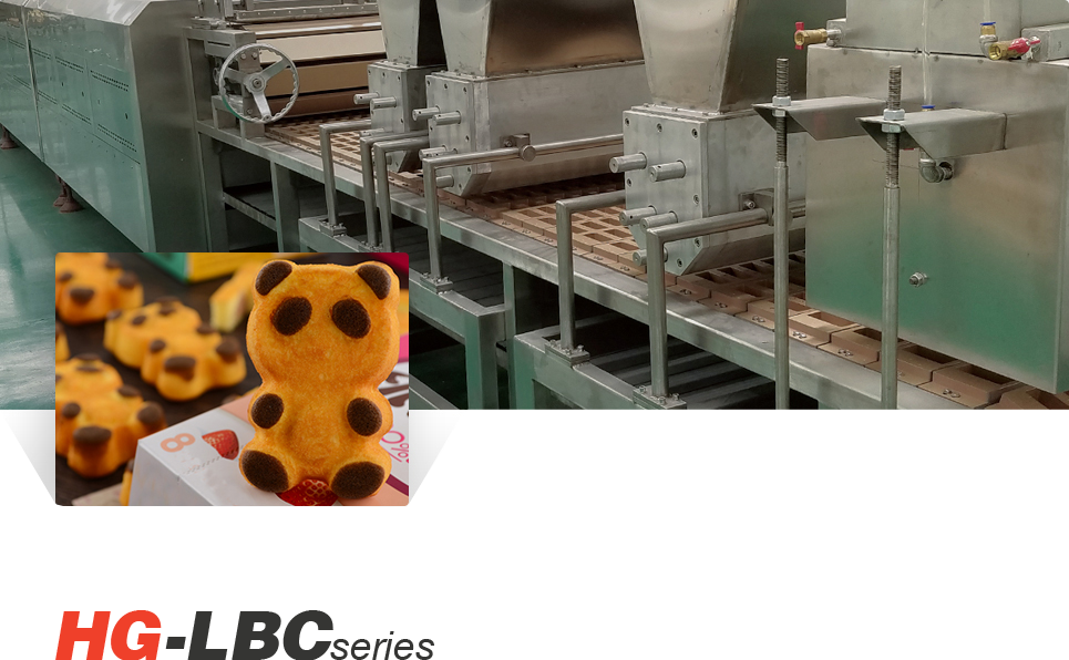 Linea di produzione completamente automatica della torta dell'orso